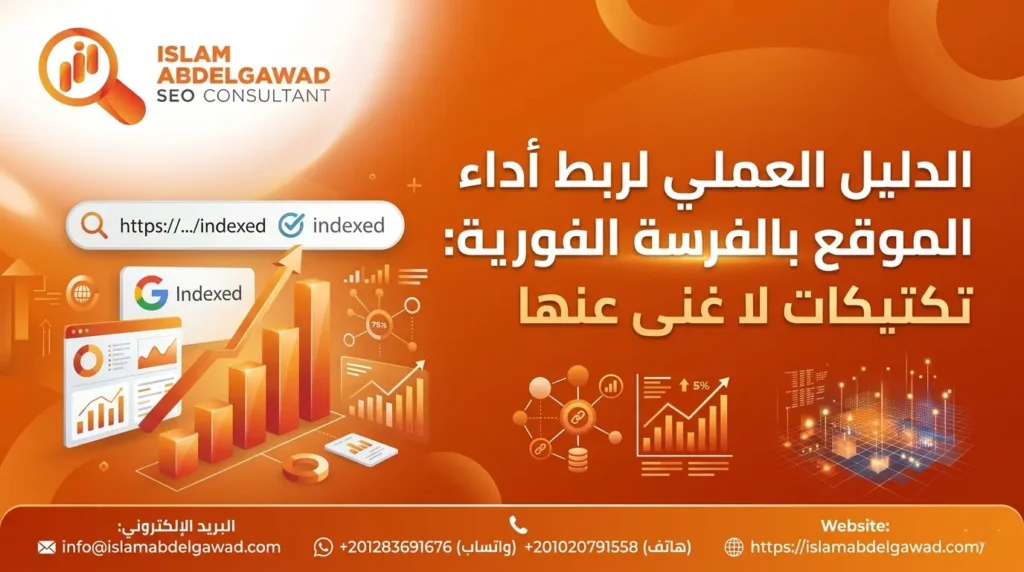 الدليل العملي لربط أداء الموقع بالفهرسة الفورية