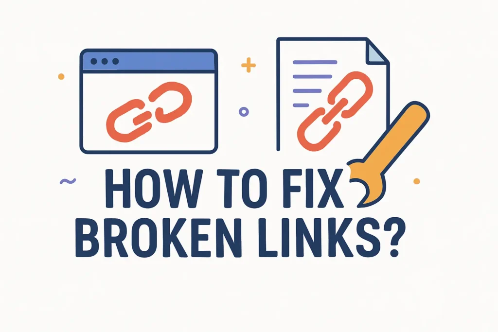 كيف تفحص روابط موقعك وتكتشف الروابط المكسورة Broken links؟ 4 How to fix broken links