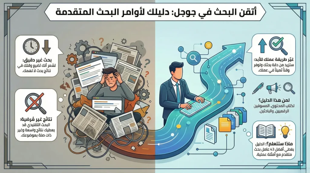 اوامر البحث المتقدمة في Google