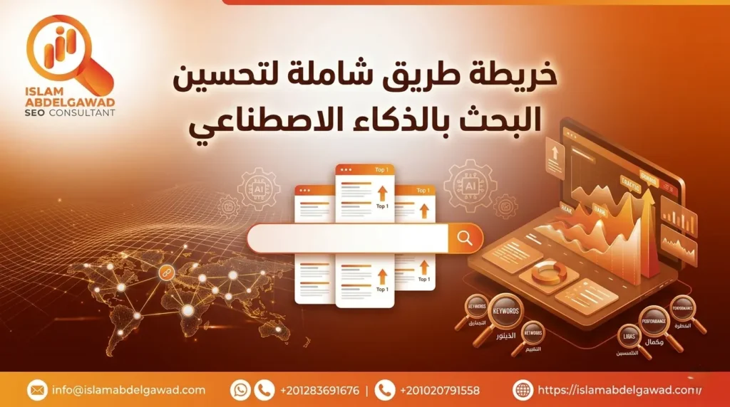 خريطة طريق شاملة لتحسين البحث بالذكاء الاصطناعي
