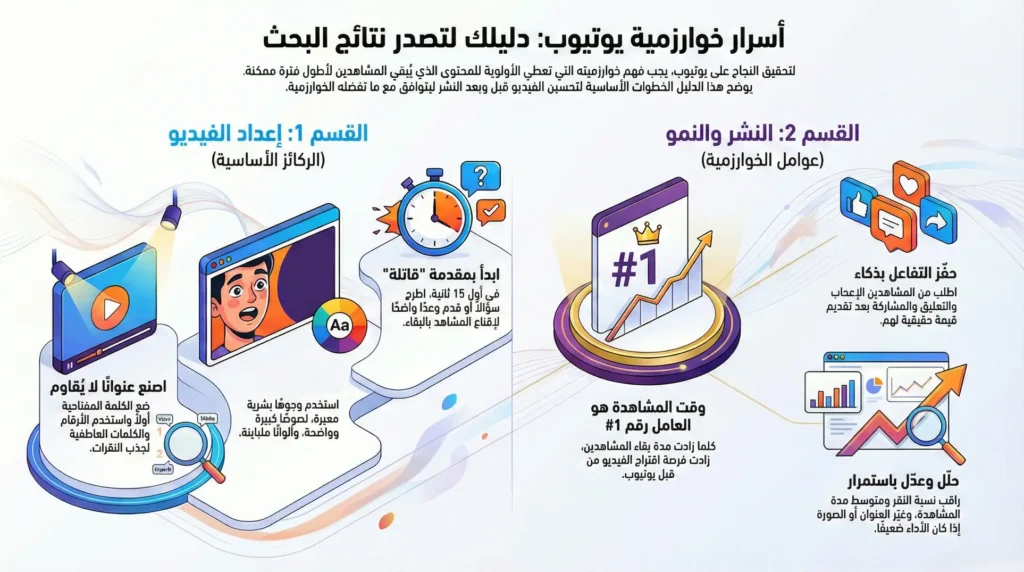 كيفية تصدر نتائج البحث في يوتيوب