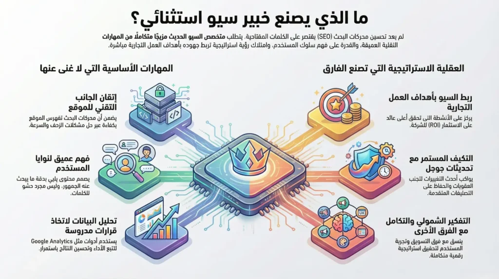 افضل متخصص سيو : شرح لـ 20 صفة تجعله الخيار المثالي لنجاح موقعك الإلكتروني 2 20 صفة تميّز أفضل متخصص سيو