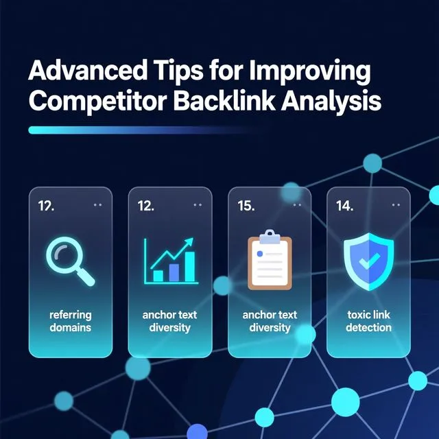 Advanced Tips for Improving Competitor Backlink Analysis