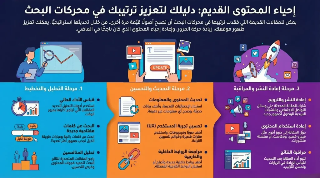 كيفية تحسين محتوى قديم للسيو وإعادته إلى الصدارة: دليل شامل 3 تحسين محتوى قديم للسيو وإعادته إلى الصدارة