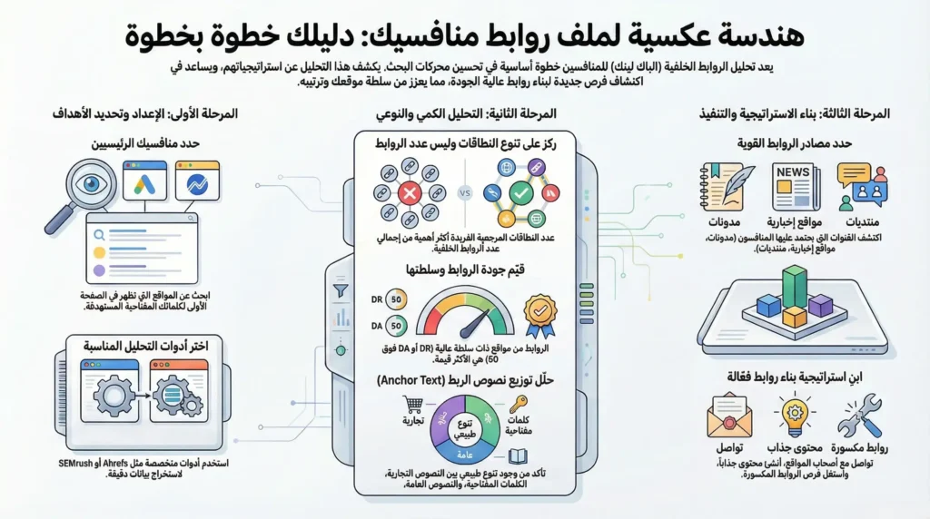 تحليل باك لينك المنافسين: دليل موسع بـ 17 نقطة لتحسين استراتيجية السيو 1 تحليل باك لينك المنافسين: دليل موسع بـ 17 نقطة لتحسين استراتيجية السيو