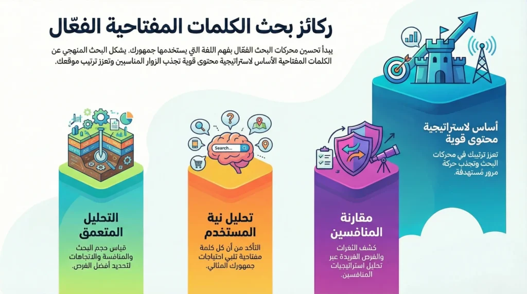 بحث الكلمات المفتاحية واستراتيجياتها