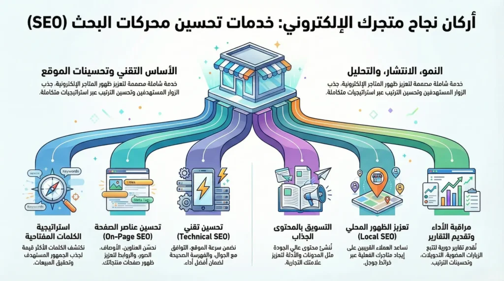 تحسين محركات البحث لمواقع التجارة الإلكترونية