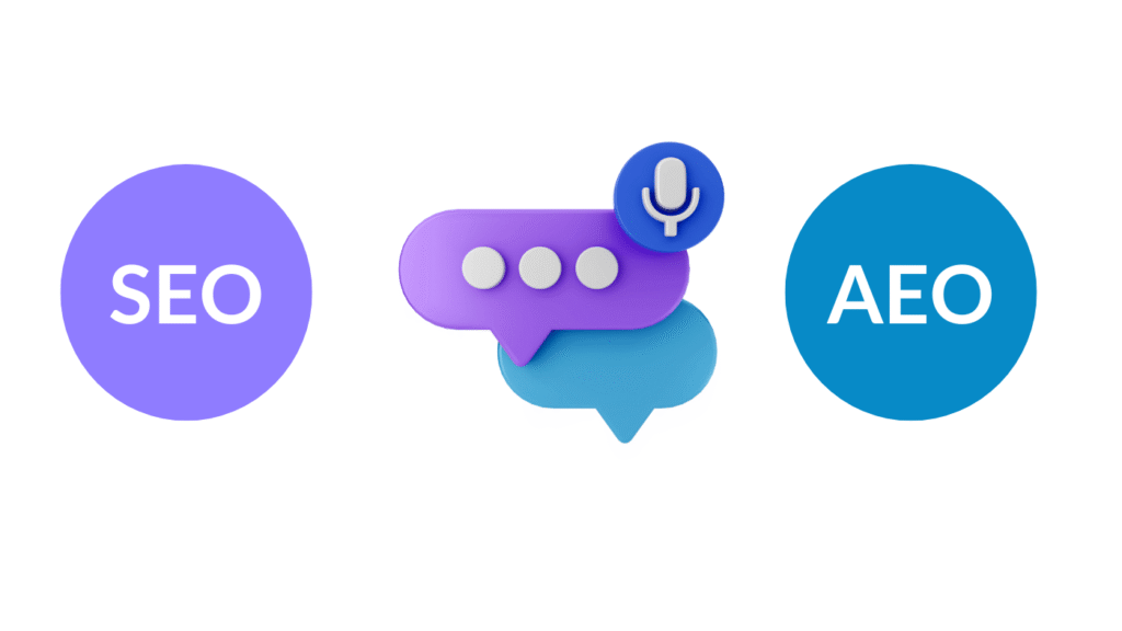 الفرق الجوهري بين SEO التقليدي و تحسين محركات الإجابة (AEO)