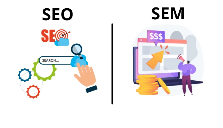 الفرق بين SEO و SEM