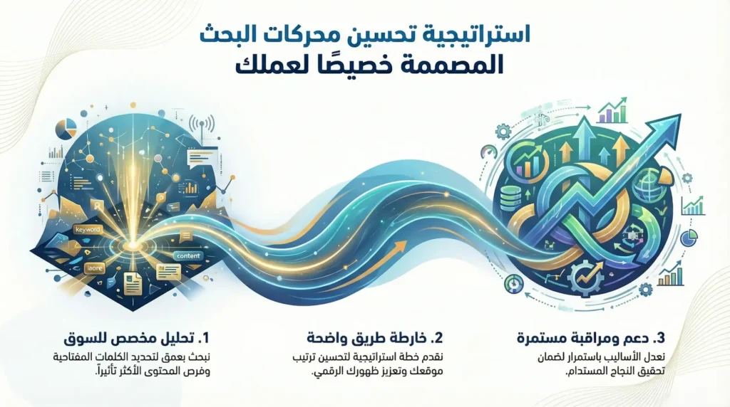 استراتيجية تحسين محركات البحث