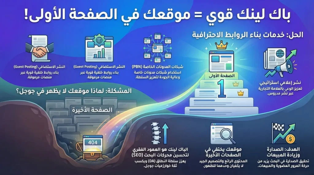 خدمات الباك لينك مع خبير سيو إسلام عبدالجواد