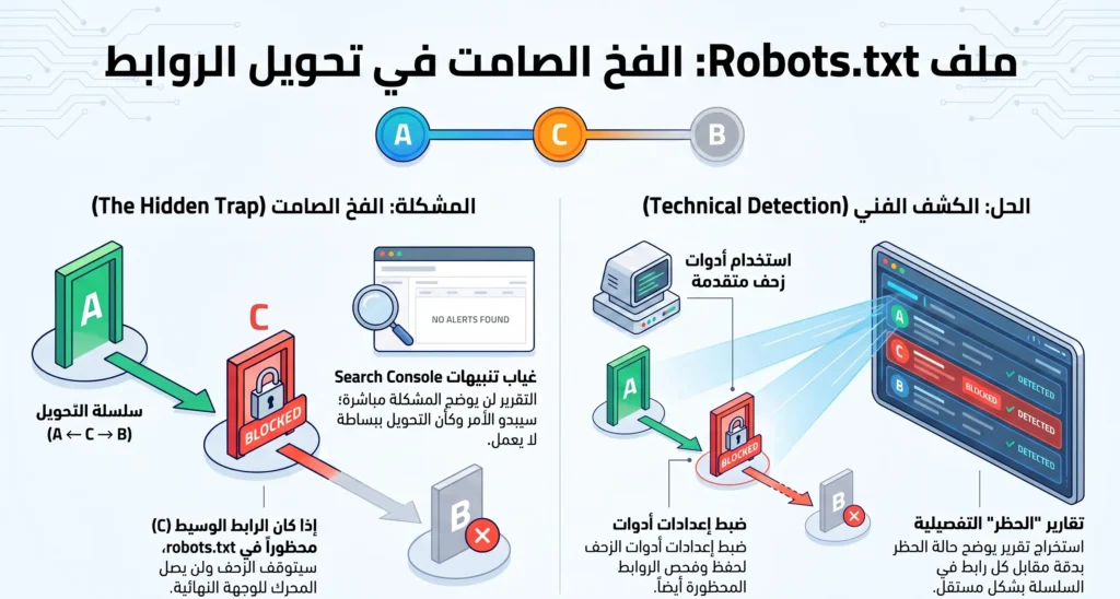 ملف Robots.txt: الفخ الصامت